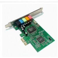 PLACA SUNET 5.1 PCI-EXPRESS ACTIVE, CHIPSET CMI8738 6 canale, PCIE1 compatibil win10, win11
