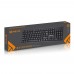 Tastatura  USB Mixie X7S, taste numerice, qwerty, negru
