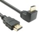 Cablu HDMI unghi 90 grade, DeTech, 1.5m, tata, v 1.4